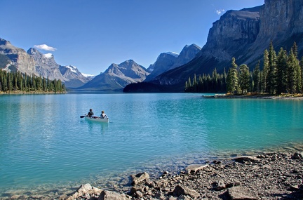 Canada 20 Maligne Lake Spirit Island 14