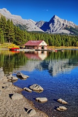 Canada 20 Maligne Lake Spirit Island 32