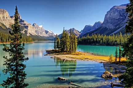 Canada 20 Maligne Lake Spirit Island 20